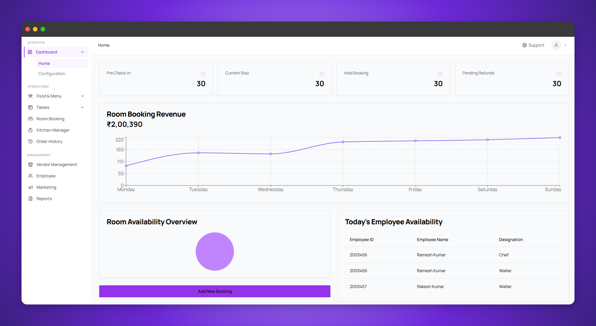 Booking Badhao — One shared data model, two purpose-built apps for staff and customers.